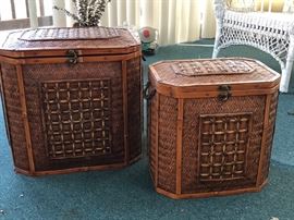 Set of Wicker Containers