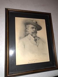 Buffalo Bill Etching