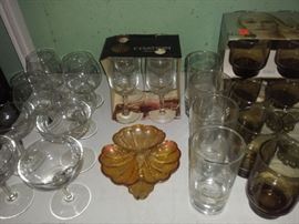 Assorted Glassware
