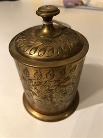 Brass Container with lid