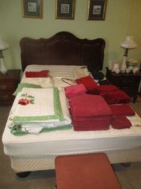 Bedding, linens and towels