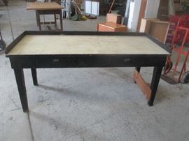 Antique planting table / workbench