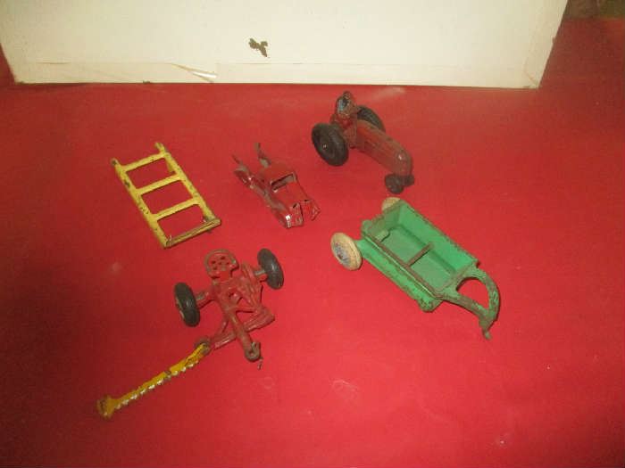 Miscellaneous metal toys