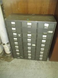 Metal multi drawer cabinet