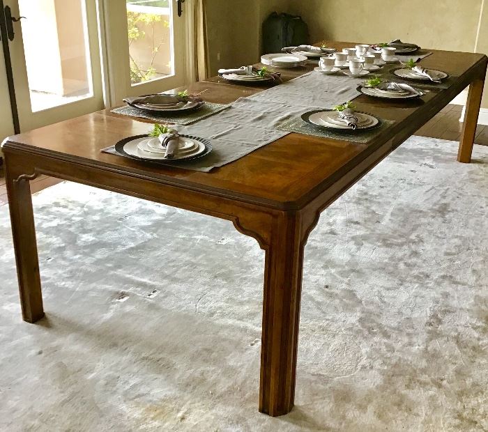 Burl Wood Dining Table
