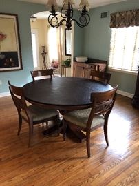 Ethan Allen Dining Room Table and Chairs 