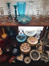 More Victorian glass and china, along with newer, quality items