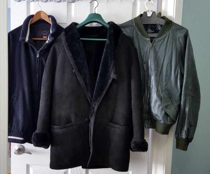 Many jackets including Janan leather/shearing, Paul & Shark, Bobby Jones - many more to come!