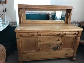 Large Antique oak sideboard