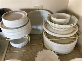 Large set of Corelle butterfly pattern