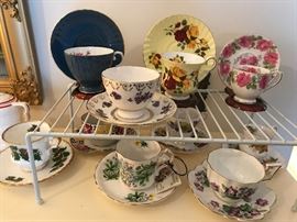 cup and saucer collection