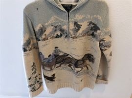 Vintage Ralph Lauren equestrian sweater 