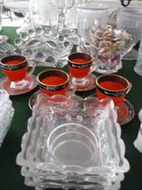 Victorian pressed glass