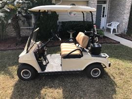 Club car 48 volt golf cart. Street Legal. Owner spent over $1,600 updating this golf cart JUST last year. 