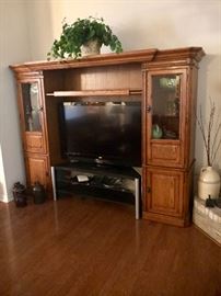 Home entertainment with a 55” tv