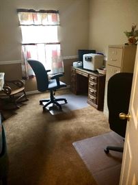 Office desk and chair