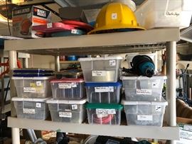 Everything is organized and labeled. 