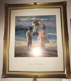 $85 SIGNED FRAME HAS MINOR WEAR