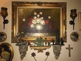 OIL PAINTING G LEMON 4FT $170 ... EVERYTHING IS FOR SALE