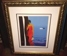 EMILE BELLET RARE PENCIL SIGNED NUMBERED 