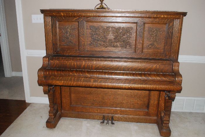 Worlds Columbian Exposition awarded to Kimball Co. Chicago 1895  // Check out this Piano.  Look at the Grain, a Stunning Beauty
