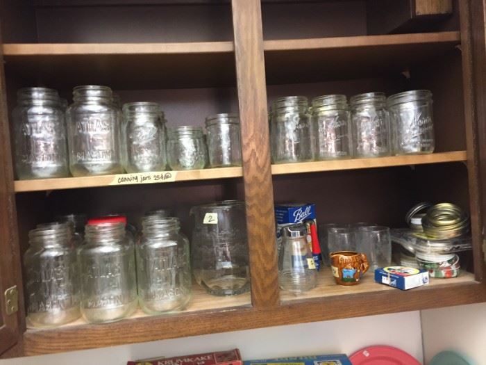 we have many canning jars...much more than what is shown here