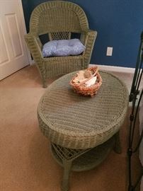 Wicker furniture