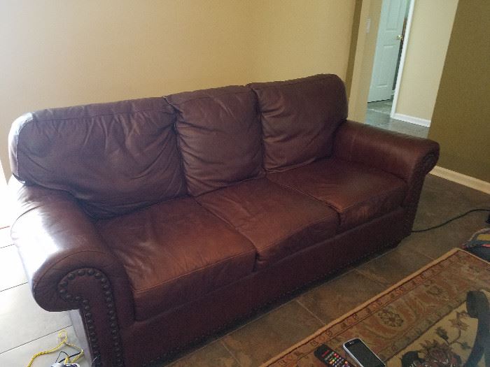 Leather sofa