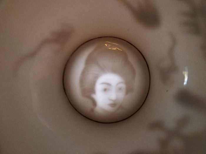 Lithopane Geisha 