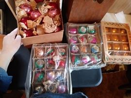 Vintage Christmas ornaments