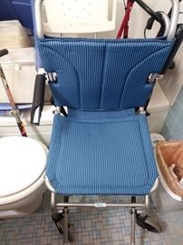 Fold up wheelchair - like brand new!