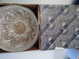Russian crystal bowl in original box