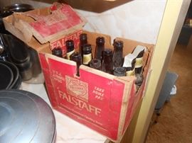 Falstaff box and bottles