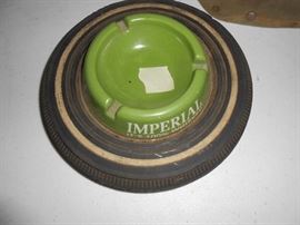 Imperial tire ashtray