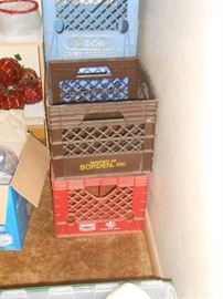 Milk crates - Borden, Pevely - 