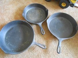Cast iron skillets