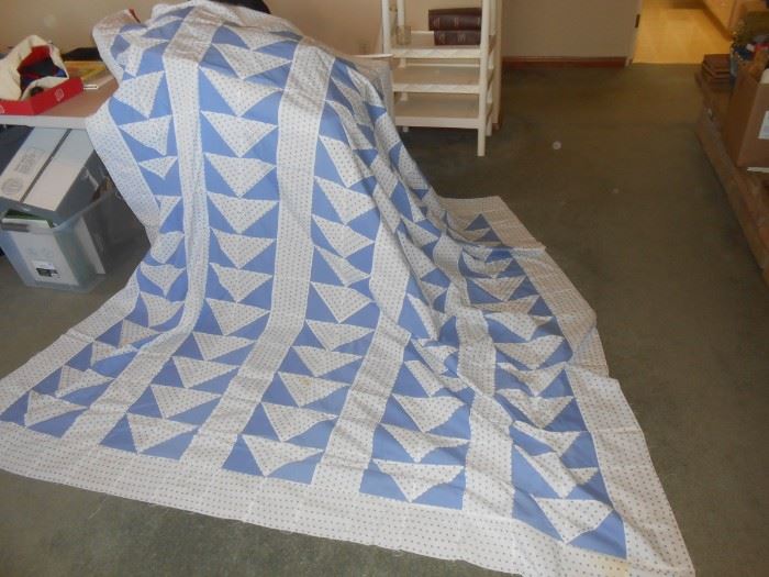 Unfinished full-size quilt - ready to finish