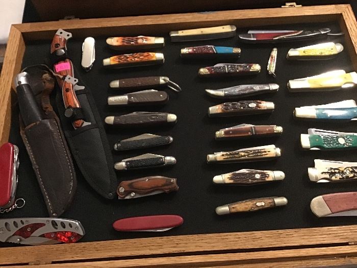Pocket knife collection 