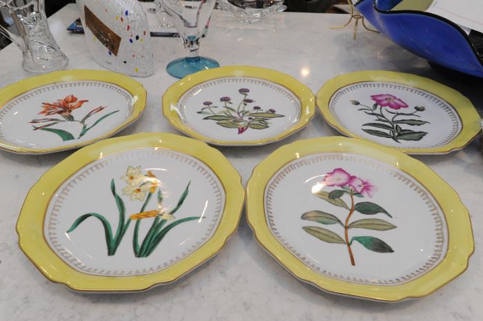 Hand-painted plates