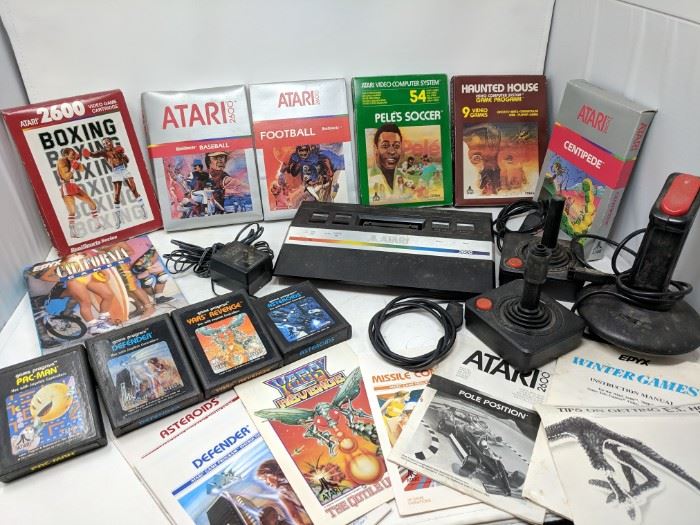 Atari Game System and Games https://ctbids.com/#!/description/share/116092