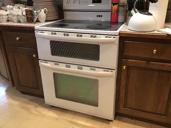 Double oven electric stove