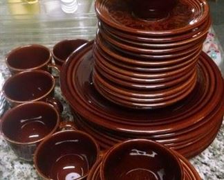 Vintage brown stoneware