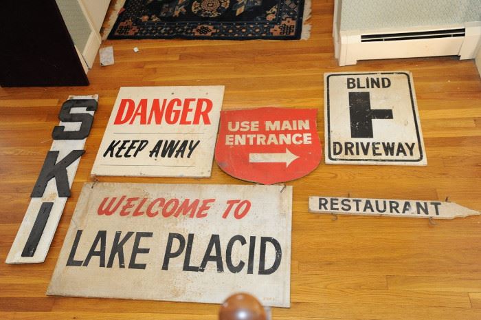 Vintage signs