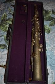 Beautiful Straight Soprano Saxophone with original case