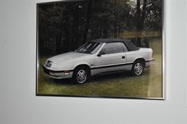 1981 Chrysler Le Baron with an extremely low serial number. Mr Shelhart owned approx. 6 important patents and the hydraulic that operated the  Le Baron Convertible is one of them, as is the Maserati. In honor of this, the Chrysler Corp. gave Mr. Shelhart one of the Le Baron's and put original Maserati Wheels on it.