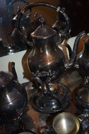 Gorgeous Victorian Tea Set with Tray