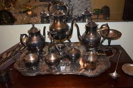 Gorgeous Victorian Tea Set with Tray
