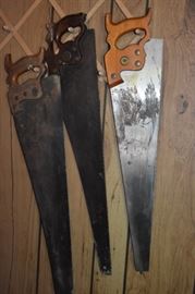 3 Vintage Hand Saws