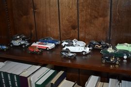 Part of the collection of fine metal cars