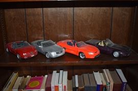 Part of the collection of fine metal cars